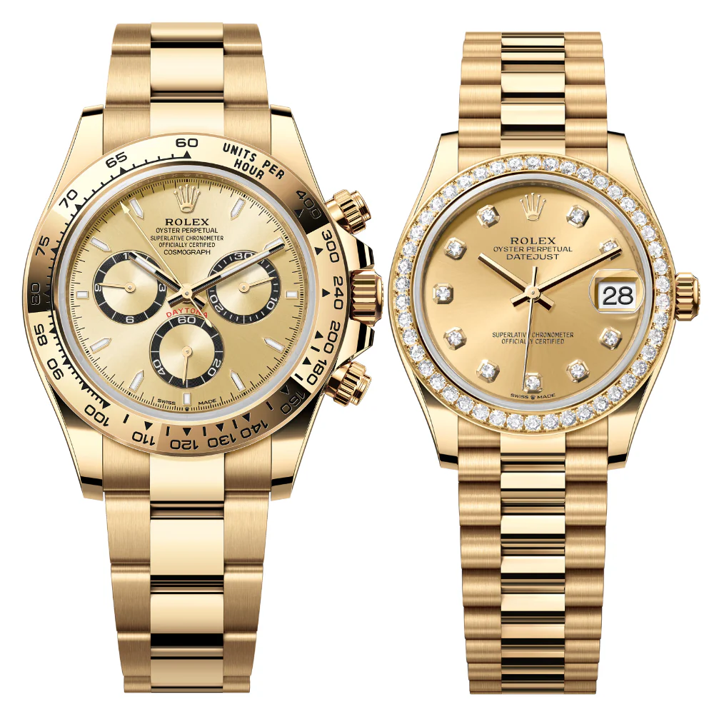 COMBO DE PAREJA - RELOJ ROLEX DAYTONA + RELOJ ROLEX DATEJUST - CIERRE DE LA TIENDA - ENVÍO GRATIS PAGO CONTRA ENTREGA